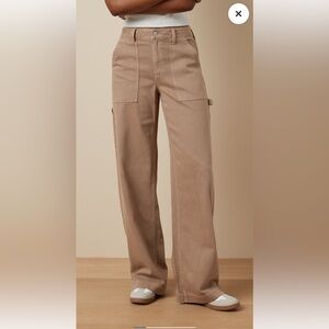 AE Dreamy Drape Woven Super High-Waisted Baggy Wide-Leg Pant